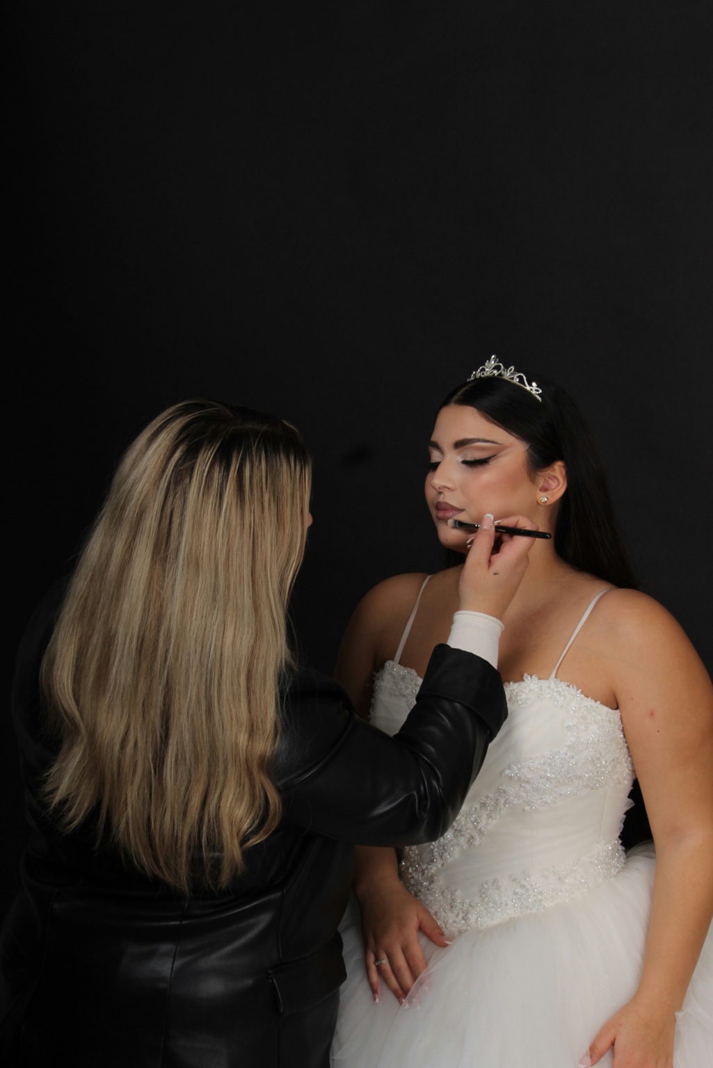 Scottsdale bridal makeup artist creating a polished wedding look