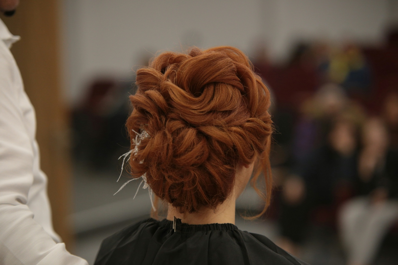 Scottsdale romantic bridal hair for a resort wedding