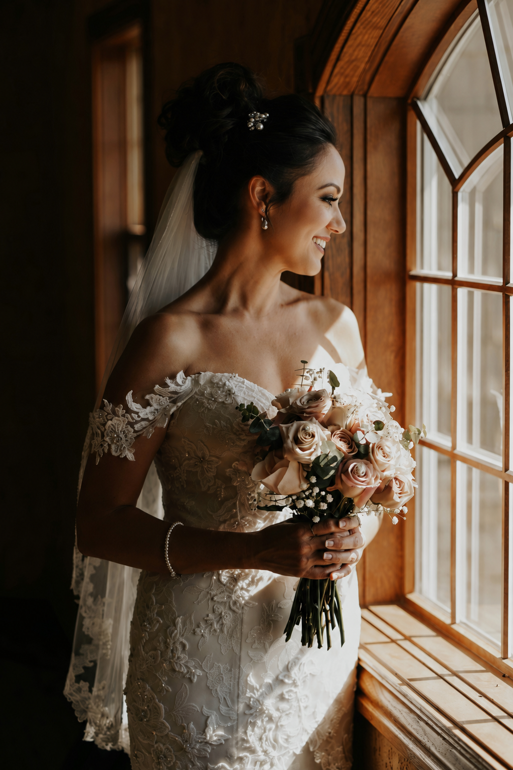Book bridal party hair and makeup for outdoor wedding