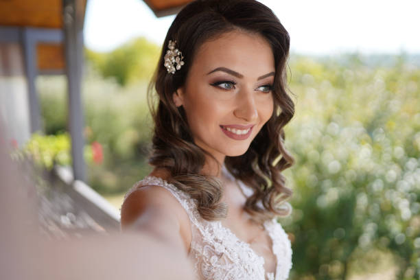 OKC soft curls bridal hair romantic style