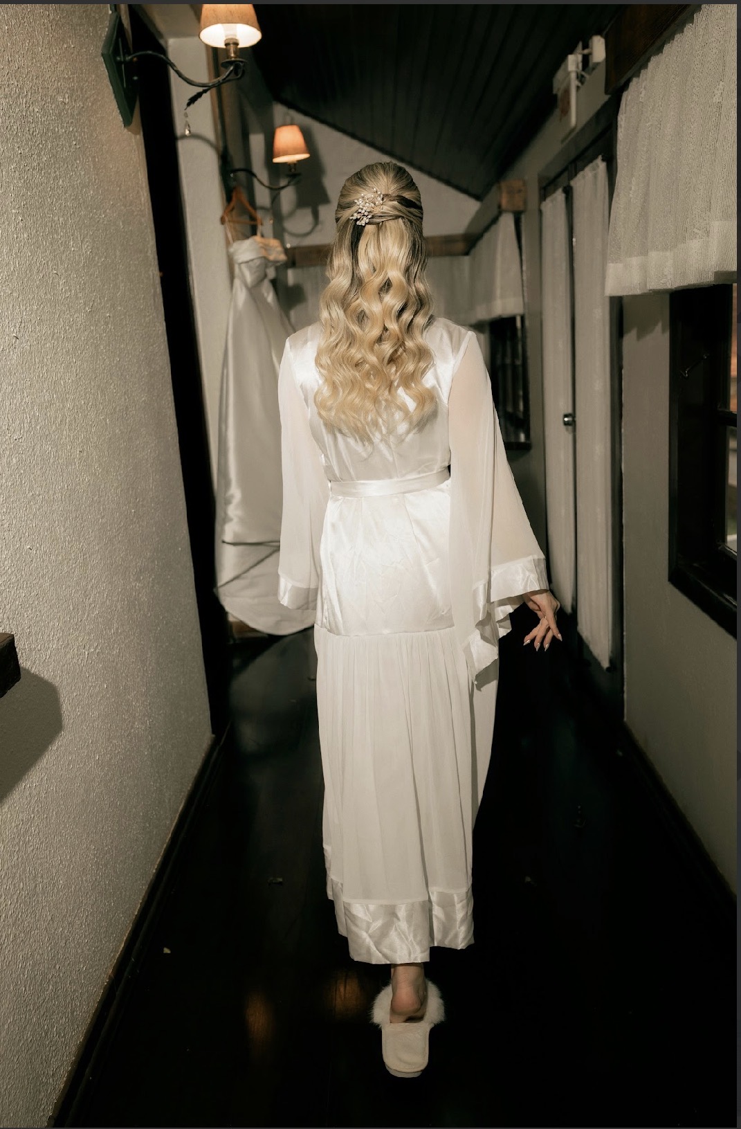 Classic Manhattan bridal hair and makeup for Central Park portraits